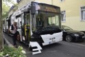 VU KVB Bus gegen PKW Tuer Koeln Kalk Buchforststr P14